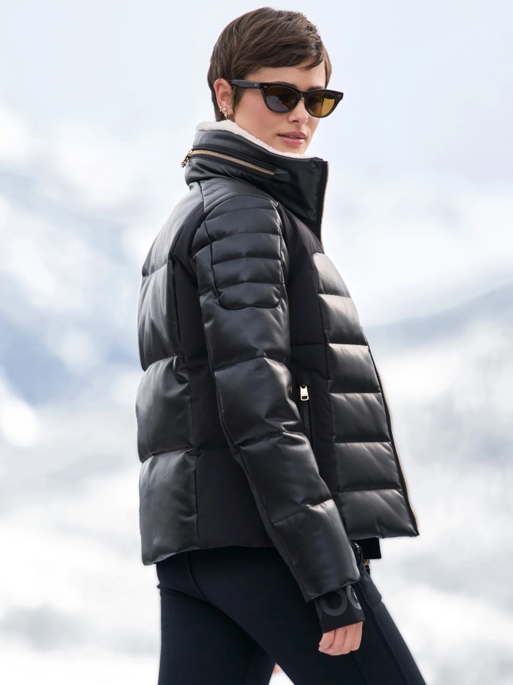 Bogner Ilana Sport Leather Ski Jacket